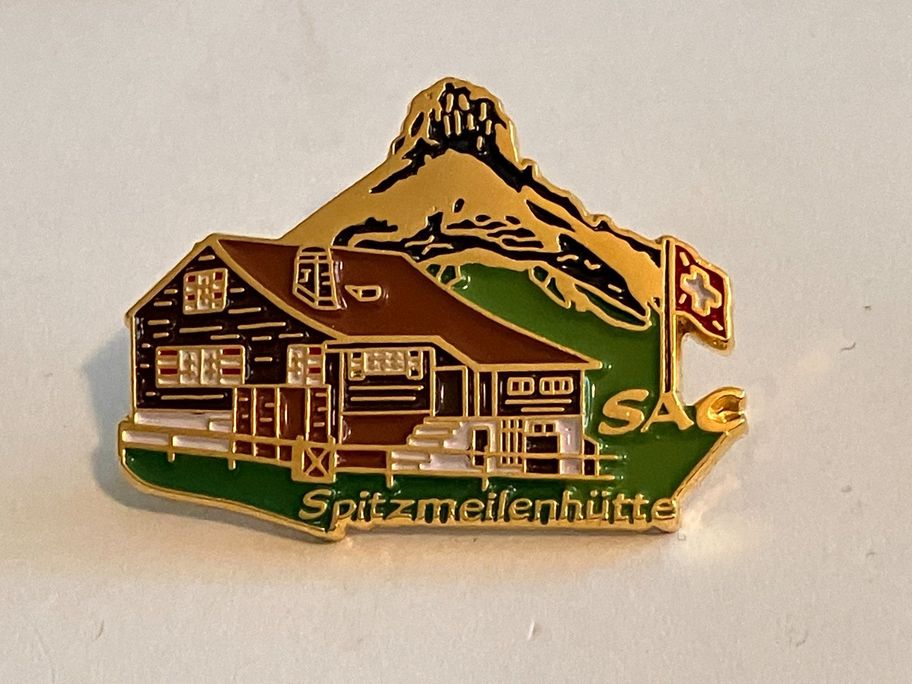 Plaquettes & Badges: 1 Pin Spitzmeilenhütte SAC – D'occasion à Basel par djwwpp