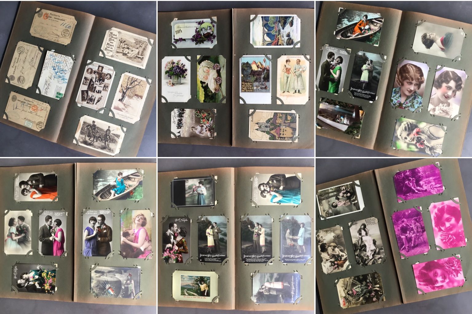 Cartoline postali: Postkarten Sammlung antik | Album – Usato da Eggersriet venduto da Wiese61 5