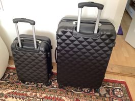 Reisekoffer Set Schwarz, Top Zustand für den Urlaub!