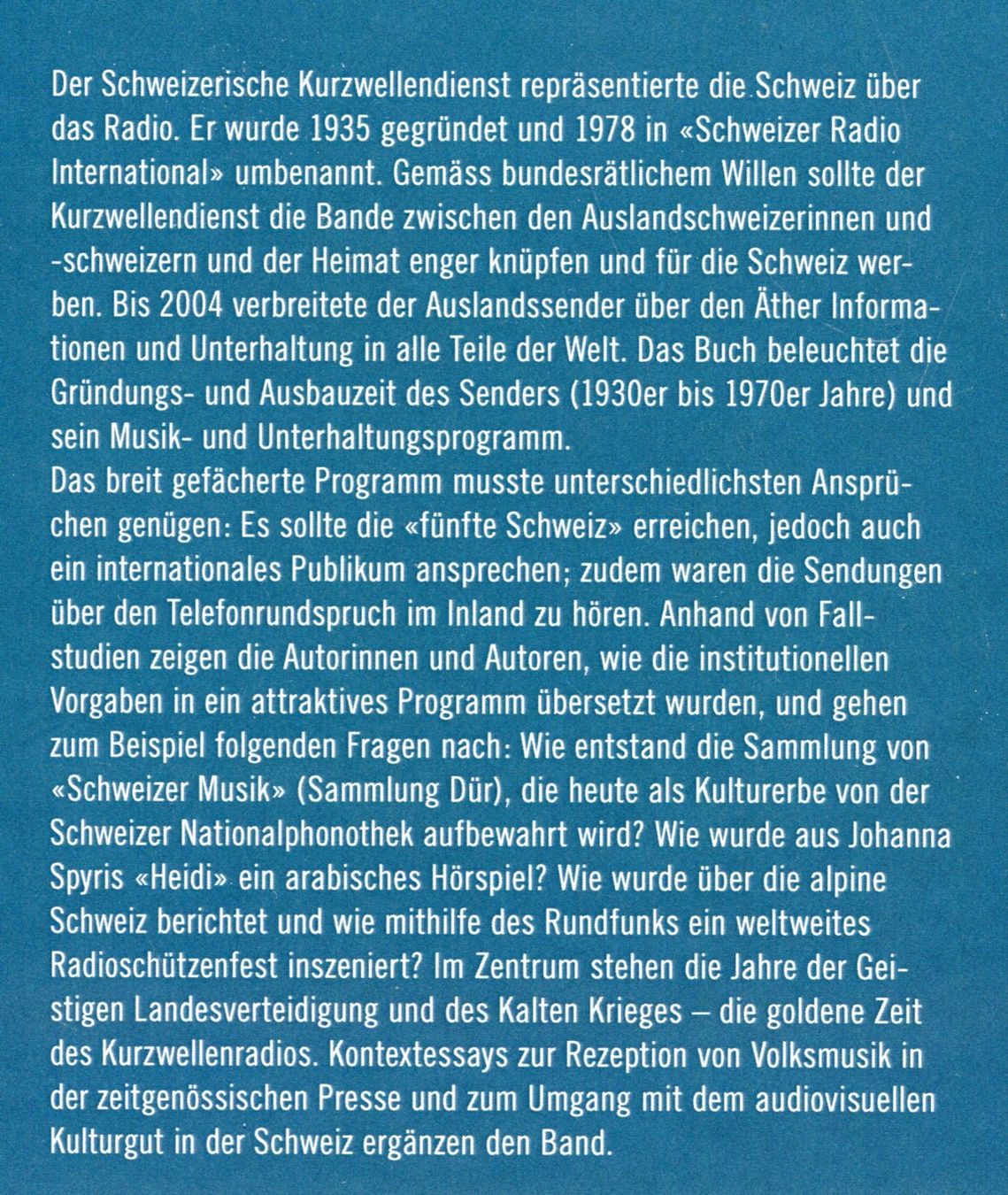 Libri: Kurzwelle, Schweizer Radio, Technik – Usato da Aarau venduto da Elmaar41 1