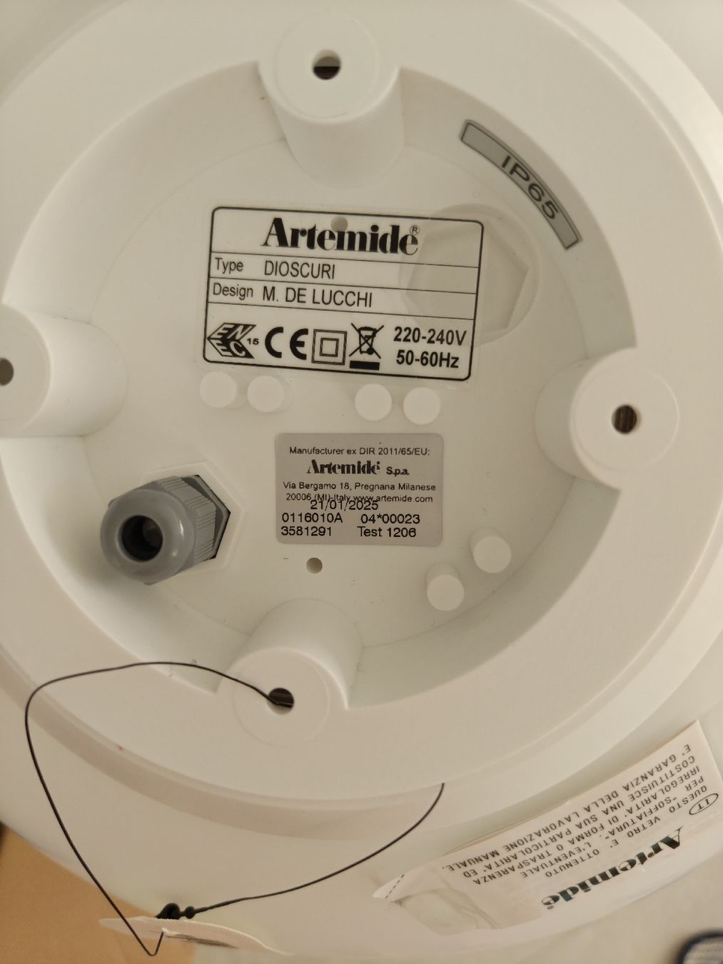 Artemide Lampade: Artemide Dioscuri Wall/Ceiling Lamp - Modern Design! new – Nuovo (secondo la descrizione) da Lonay venduto da ari_2xzm 1