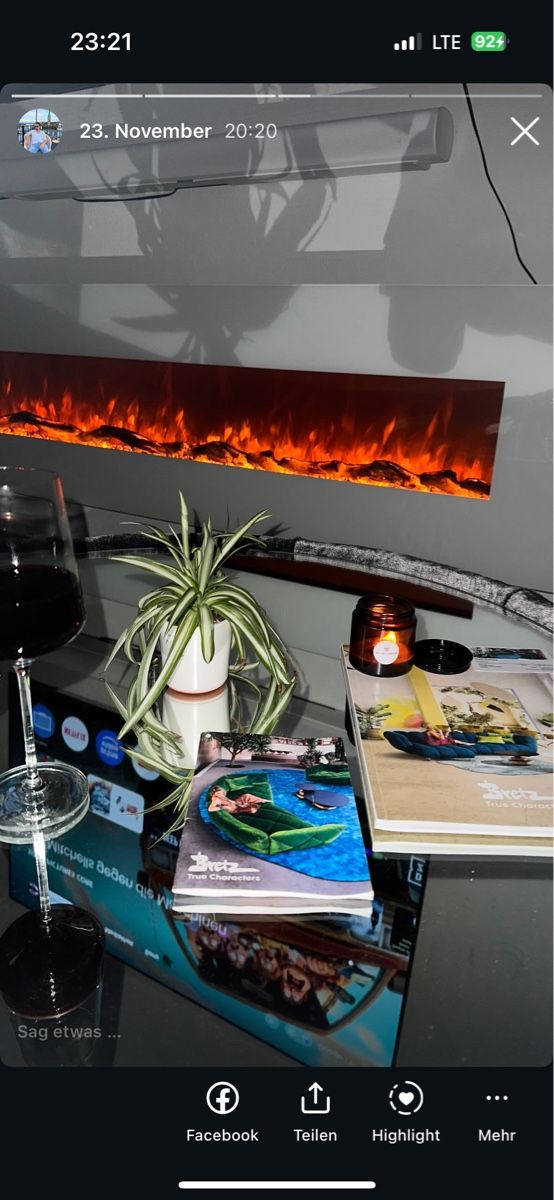 Camini: Moderne Cheminée mit LED-Flammen – Nuovo (secondo la descrizione) da St. Gallen venduto da SG_CH1 3