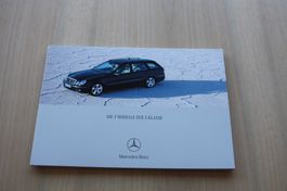 Mercedes E-Klasse T-Modell Prospekt W211 Jahrgang 2004