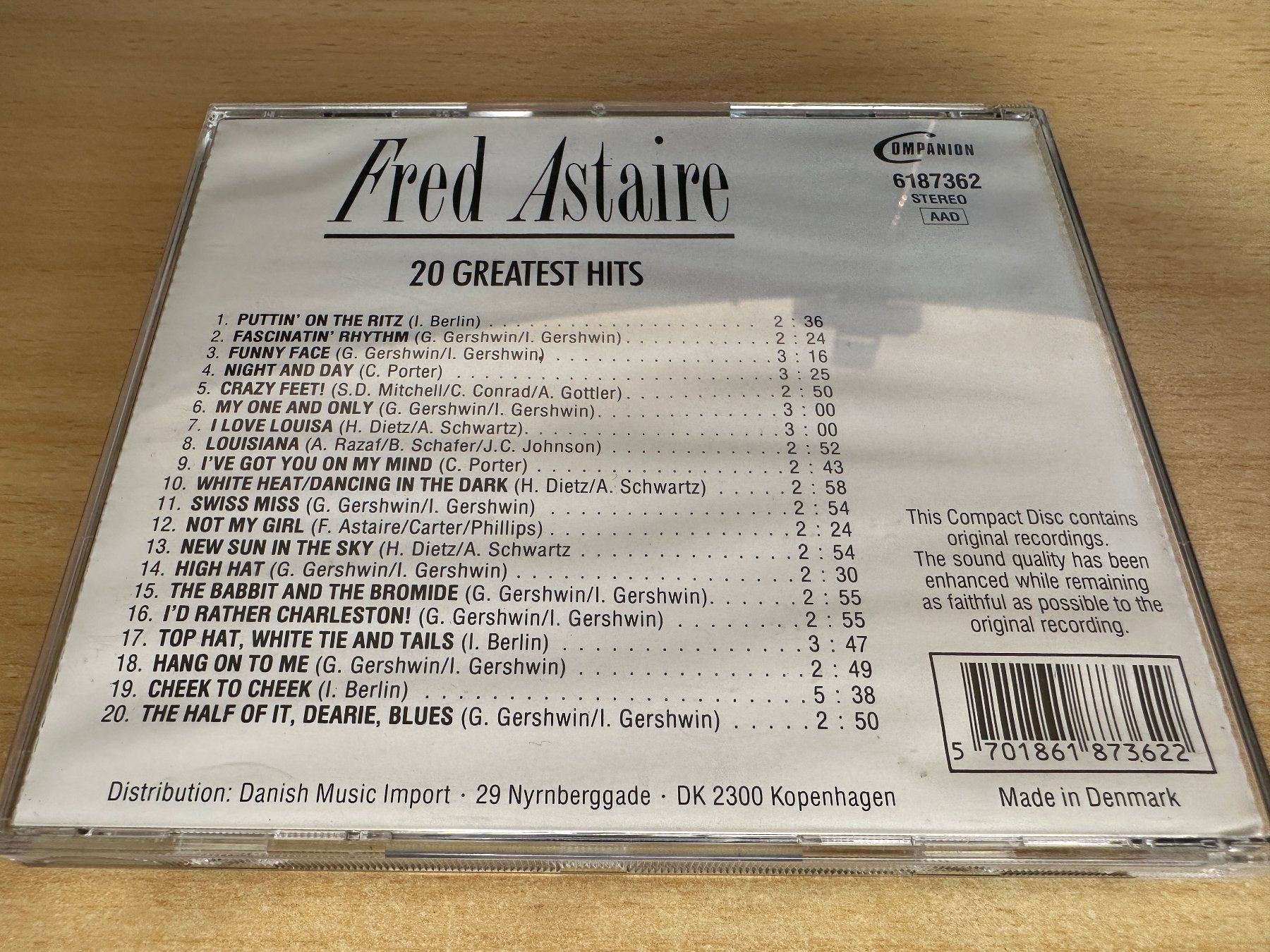CD: E2 Fred Astaire – 20 Greatest Hits – Usato da Rikon im Tösstal venduto da Alpenmutz 1