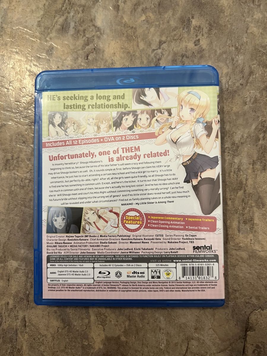 Tutti i DVDs: Anime Bluray Nakaimo Complete Collection – Usato da Ringgenberg BE venduto da Republic_Of_Gamers 1