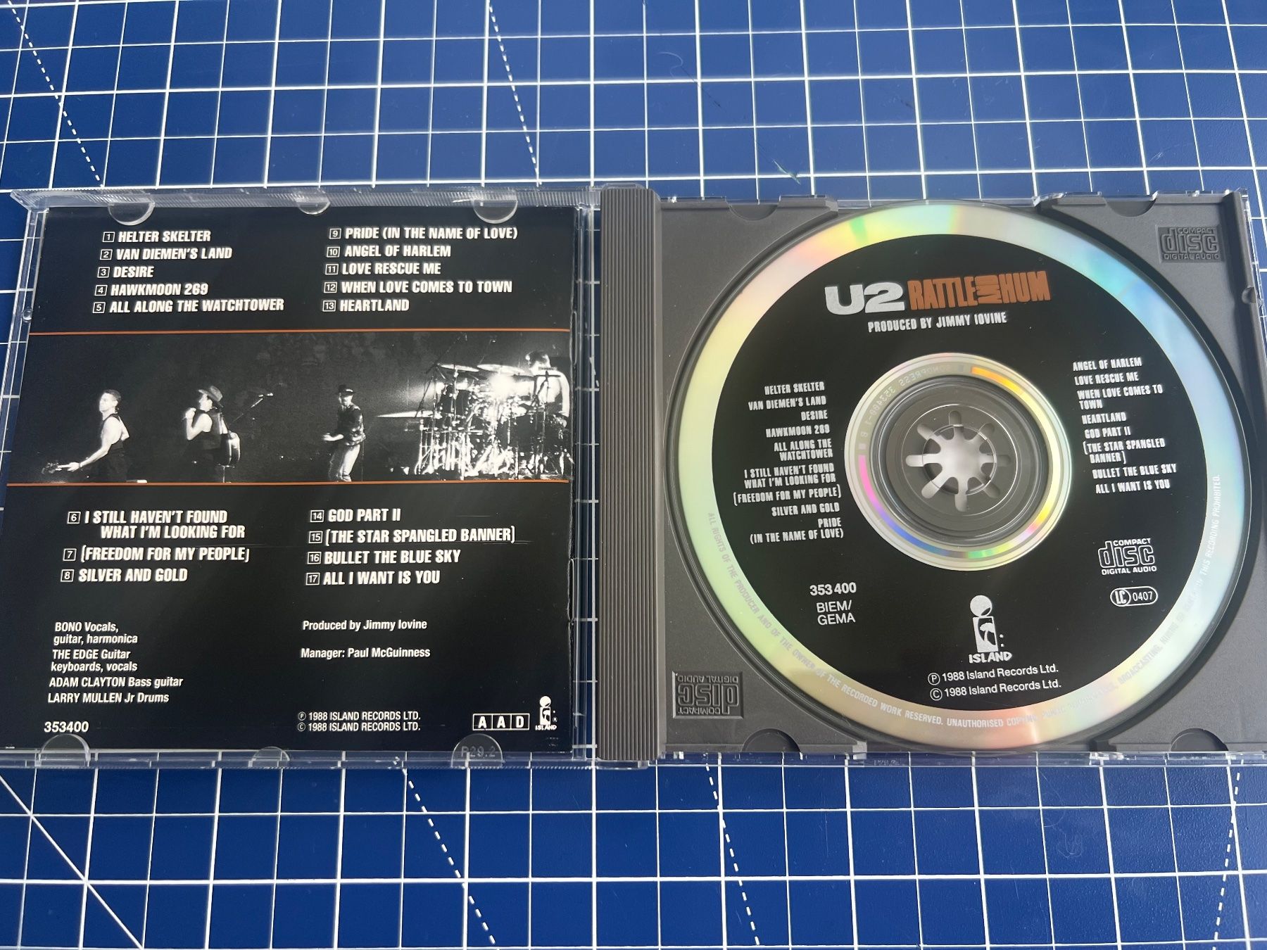 CD: U2 – Rattle And Hum – Usato da st.gallen venduto da sophiephie 1