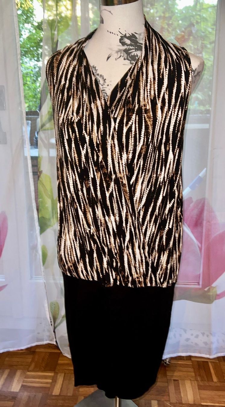 Vestiti: Schönes Kleid mit Zebra-Muster, Grösse 40 – Usato da Basel venduto da Tierschutz-Flohmi