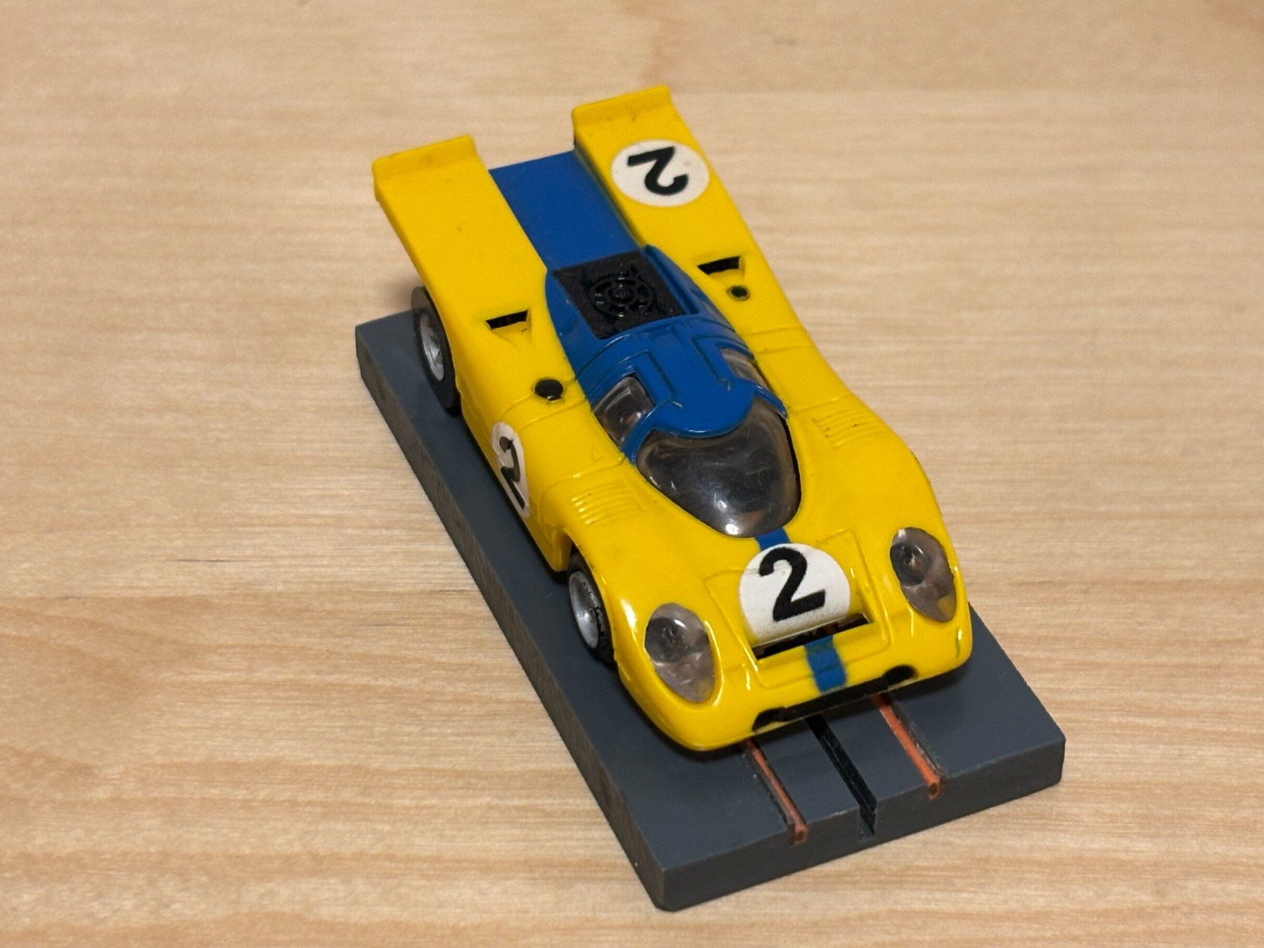 Faller Piste: Faller/Aurora AFX Porsche 917K #2 gelb/blau – Usato da Bülach venduto da h0slotch 6