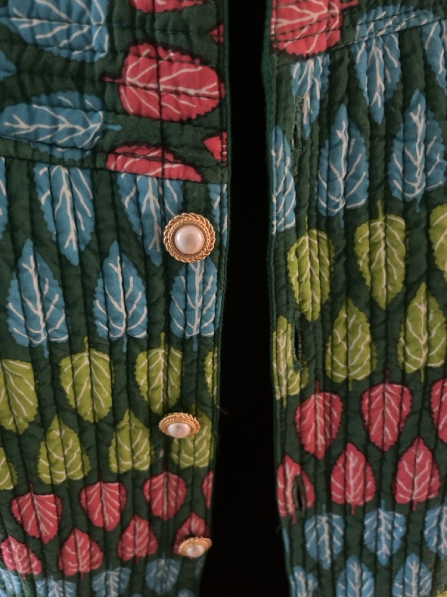 Giacche: Frühlingshafte Jacke mit Blätter Muster Gr. M – Nuovo (secondo la descrizione) da winterthur venduto da Ulla2 2