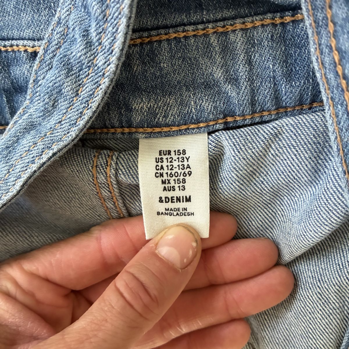 Pantaloni: Kurze Latzhose Grösse 152/158 – Usato da Winterthur venduto da bunteperlen 1