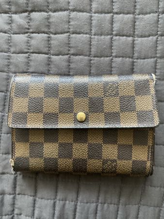 Portefeuille Louis Vuitton Damier, Vintage, authentique!