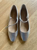 Anna Field Ballerinas, Silber, Grösse 40
