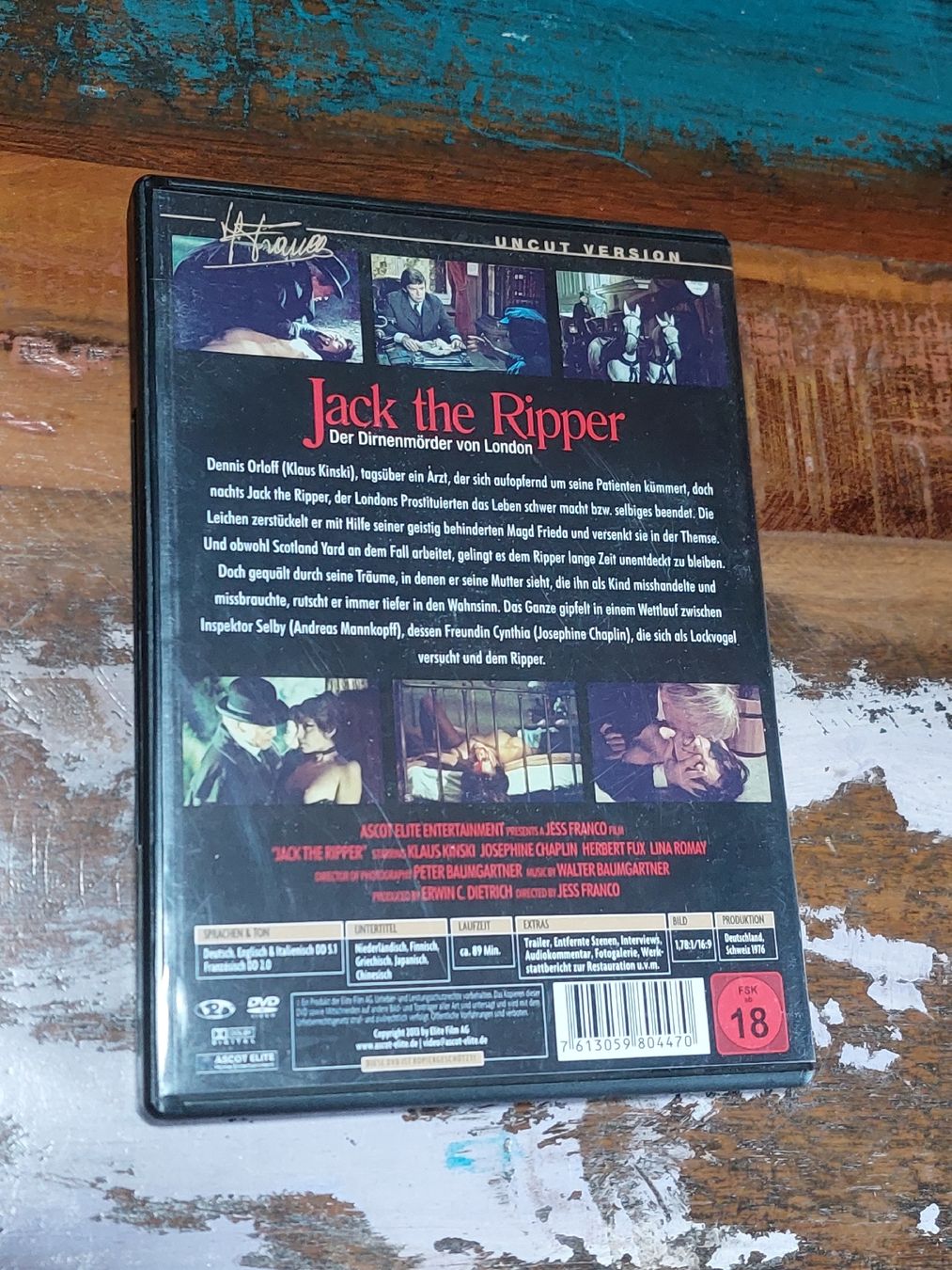 Tutti i DVDs: Jack The Ripper, DVD Horror Kinski – Usato da Winterthur venduto da Belzarek 1