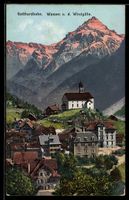 AK Wassen /Gottharddbahn, Teilansicht und die Windgälle