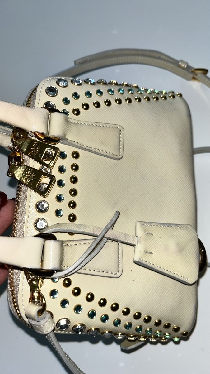 Prada Borse da donna: Prada Patent Crystal Mini Promenade Handbag  – Usato da Glattpark(Opfikon) venduto da Sbitizi 9