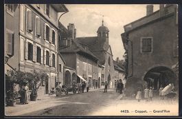 AK Coppet, Grand'Rue, Strassenpartie