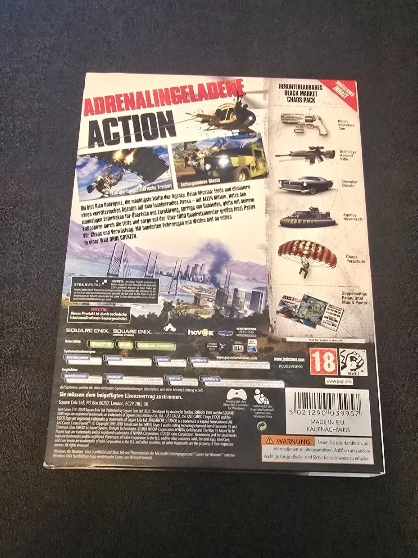 Giochi: Just Cause 2 Limited Edition PC Game – Usato da Doppleschwand venduto da Bennox94 1