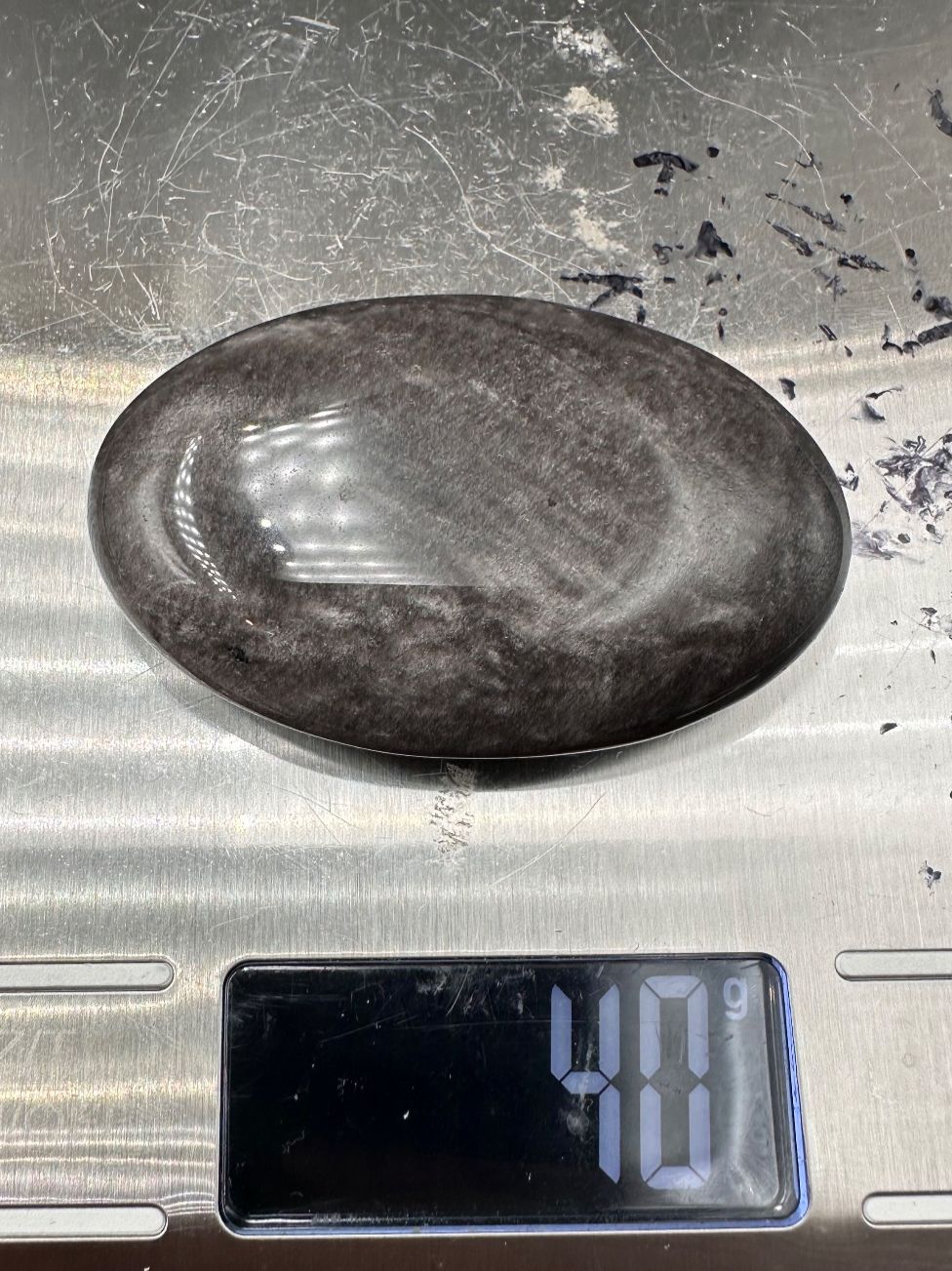 Minerali & Pietre curative: Silber Obsidian Handschmeichler Heilstein – Nuovo e nell'imballaggio originale da Männedorf venduto da Handschmeichler 5