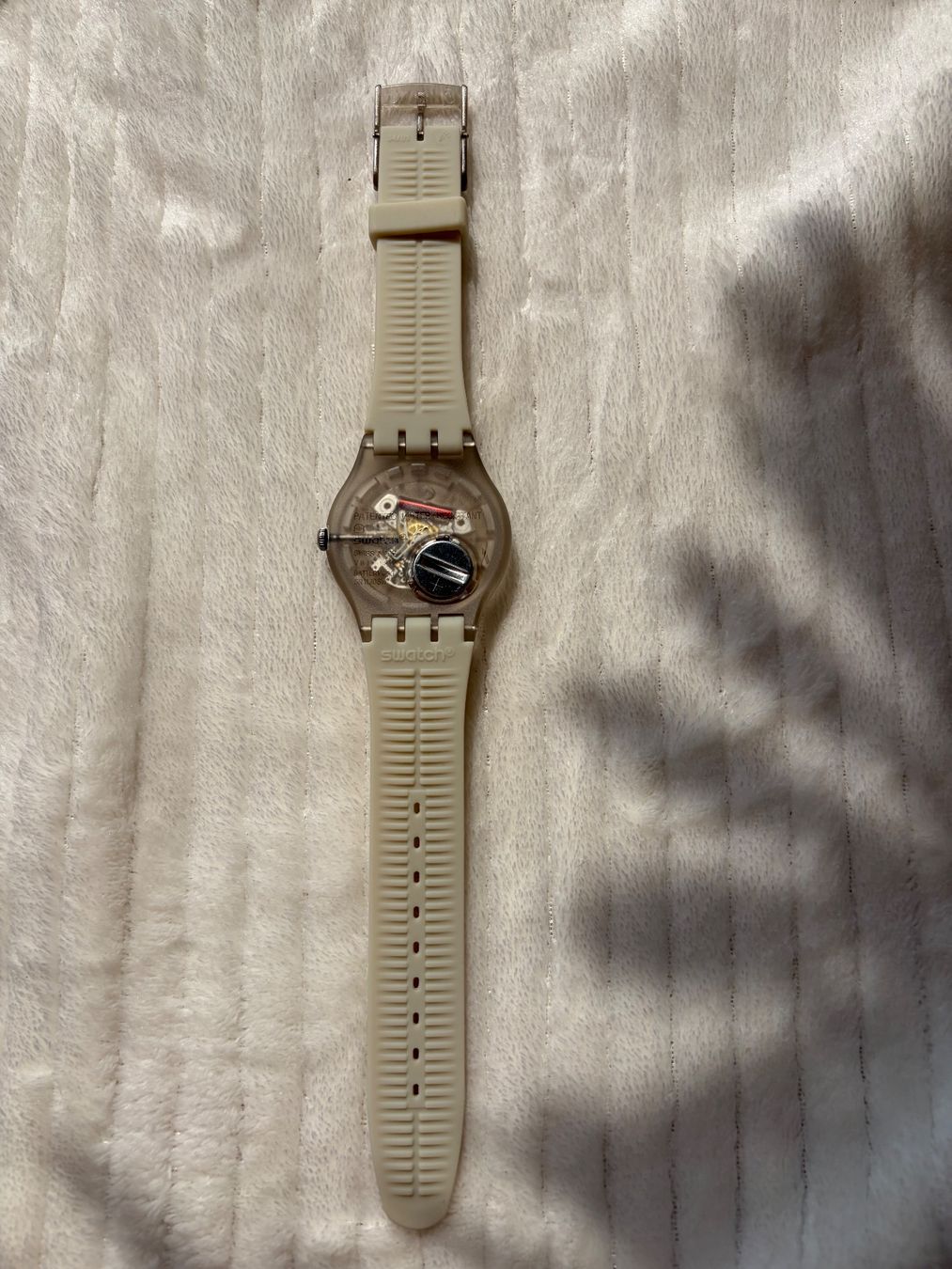 Swatch Orologi: Swatch Uhr New Gent, beige gelb – Usato da Möhlin venduto da seerose6 4