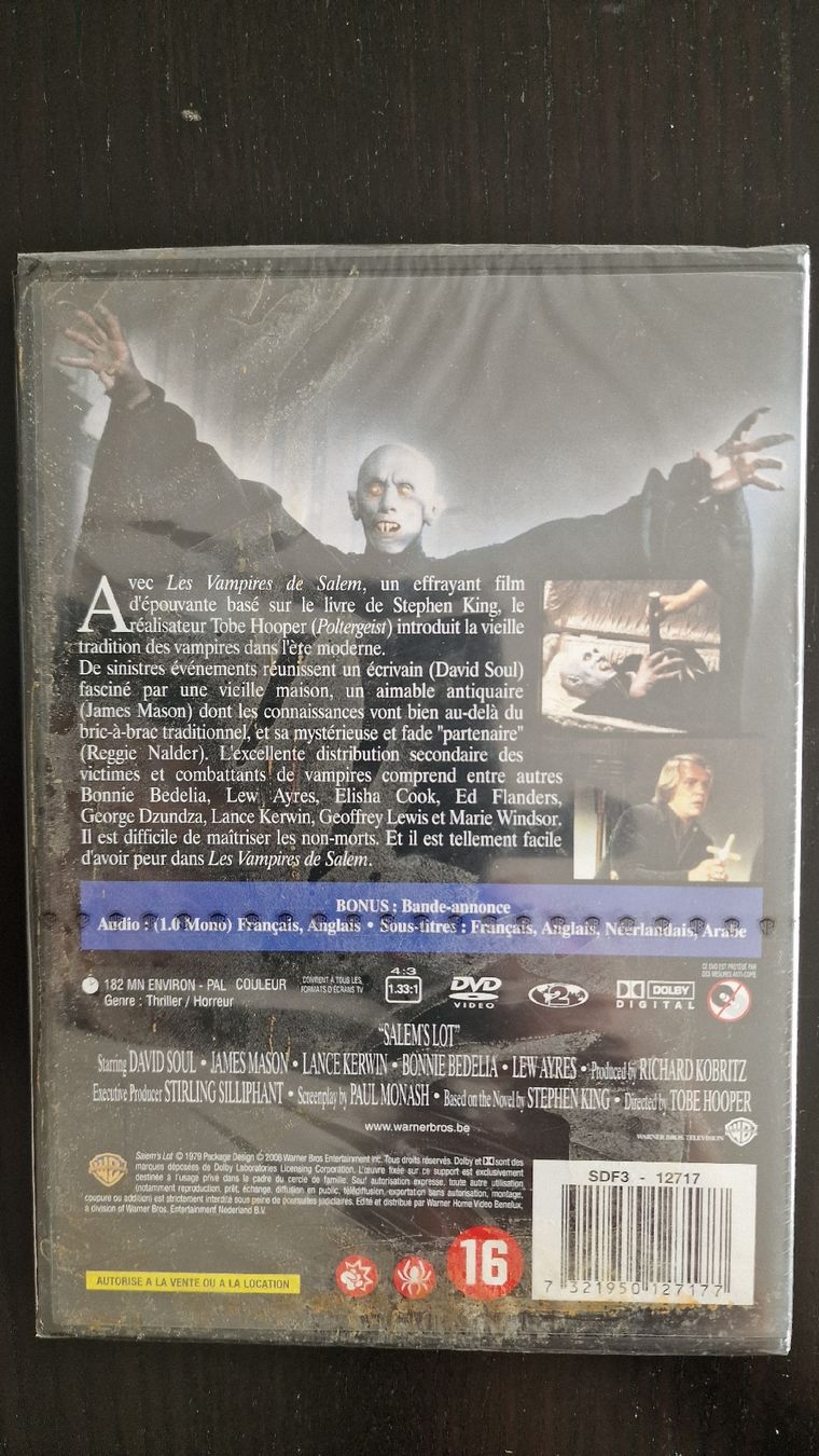 Tous les DVDs: Les Vampires de Salem – Neuf avec emballage d'origine à Bussigny par Clapman 1