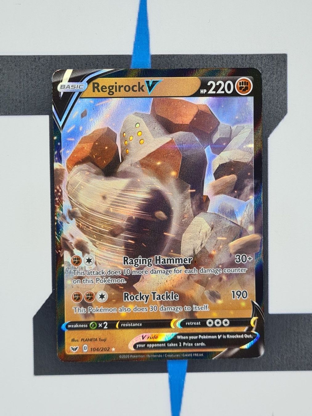 Pokémon Carte collezionabili: Regirock V SSH104 EN NM – Nuovo (secondo la descrizione) da Basel venduto da Zadoys
