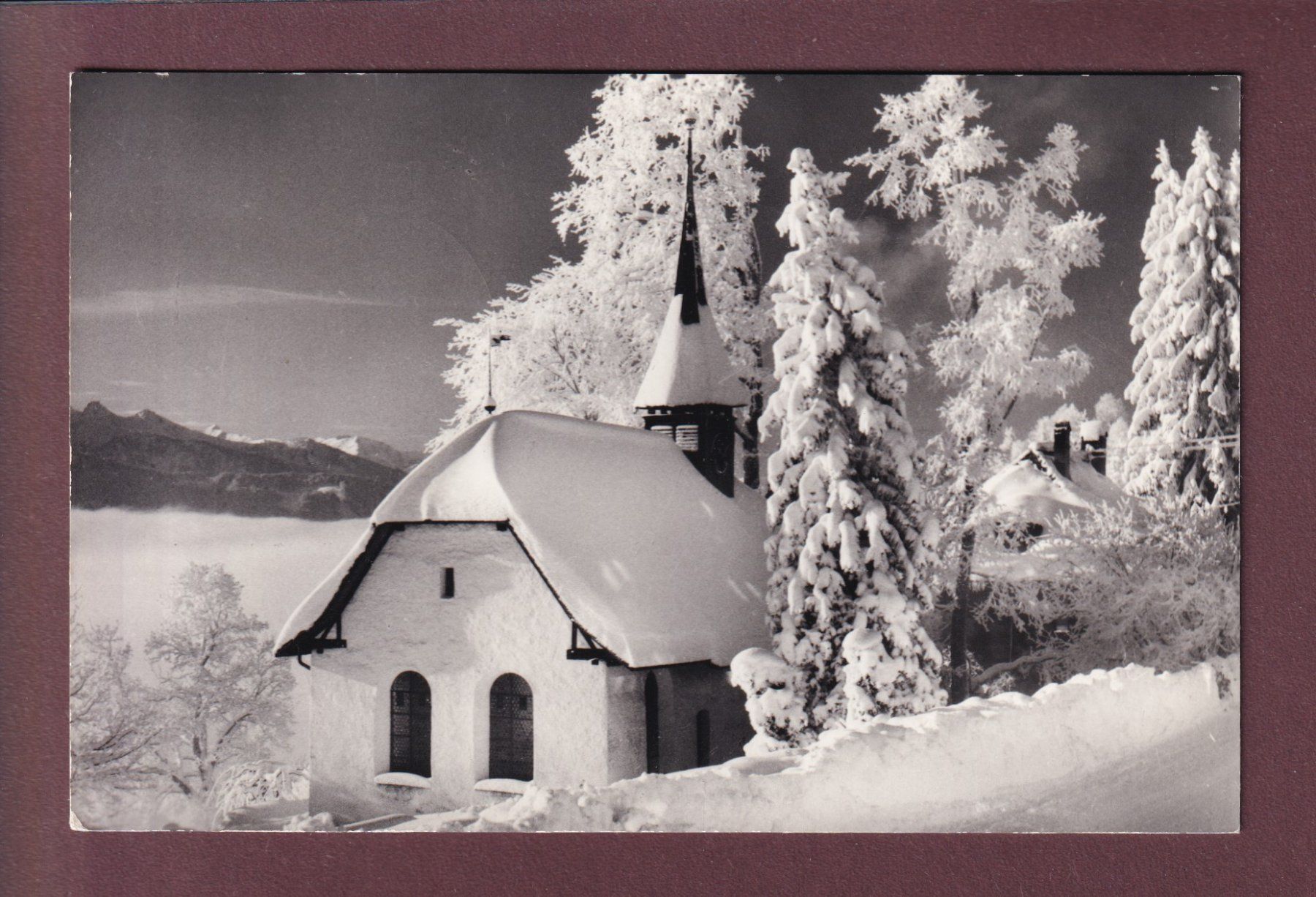 Ansichtskarten: Kirche BEATENBERG - 1971 – Gebraucht aus Pully von nicecards