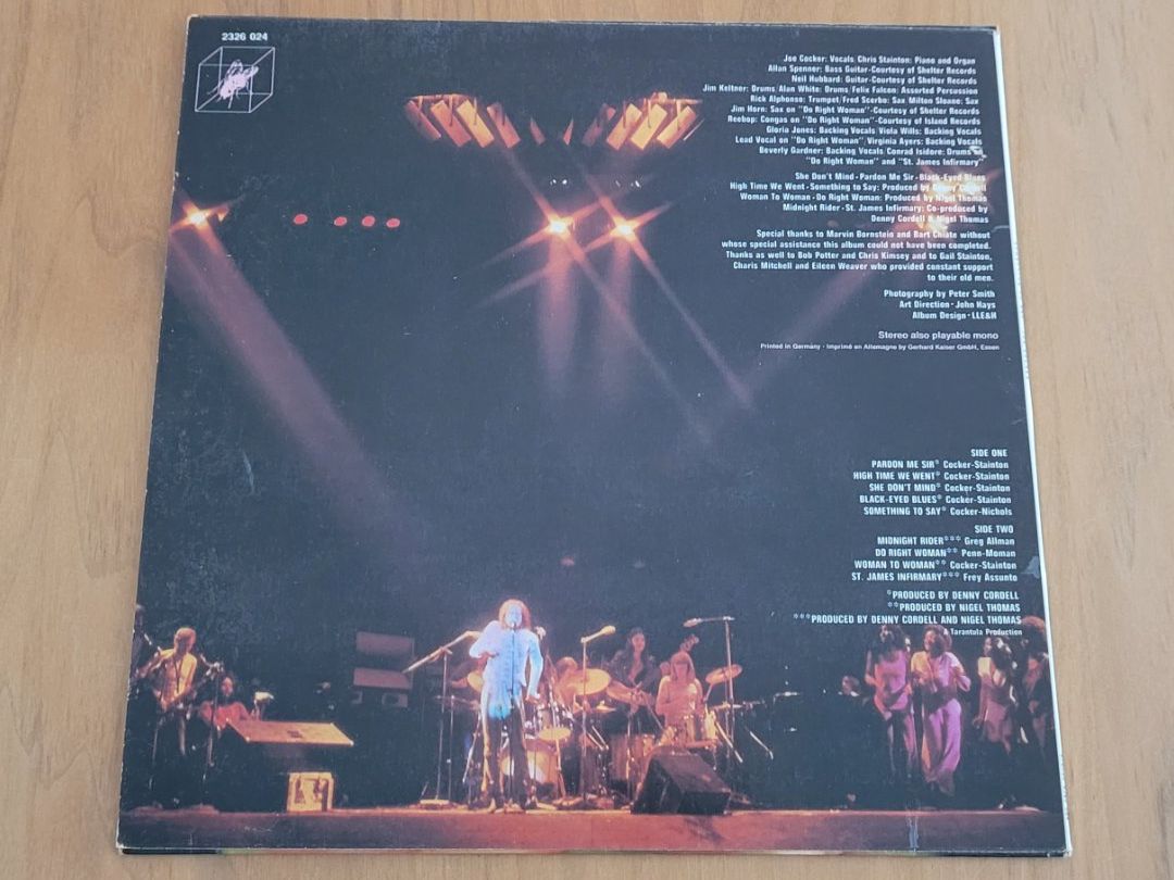 Vinyles: LP  Joe Cocker – D'occasion à Martigny par MZ-67 1