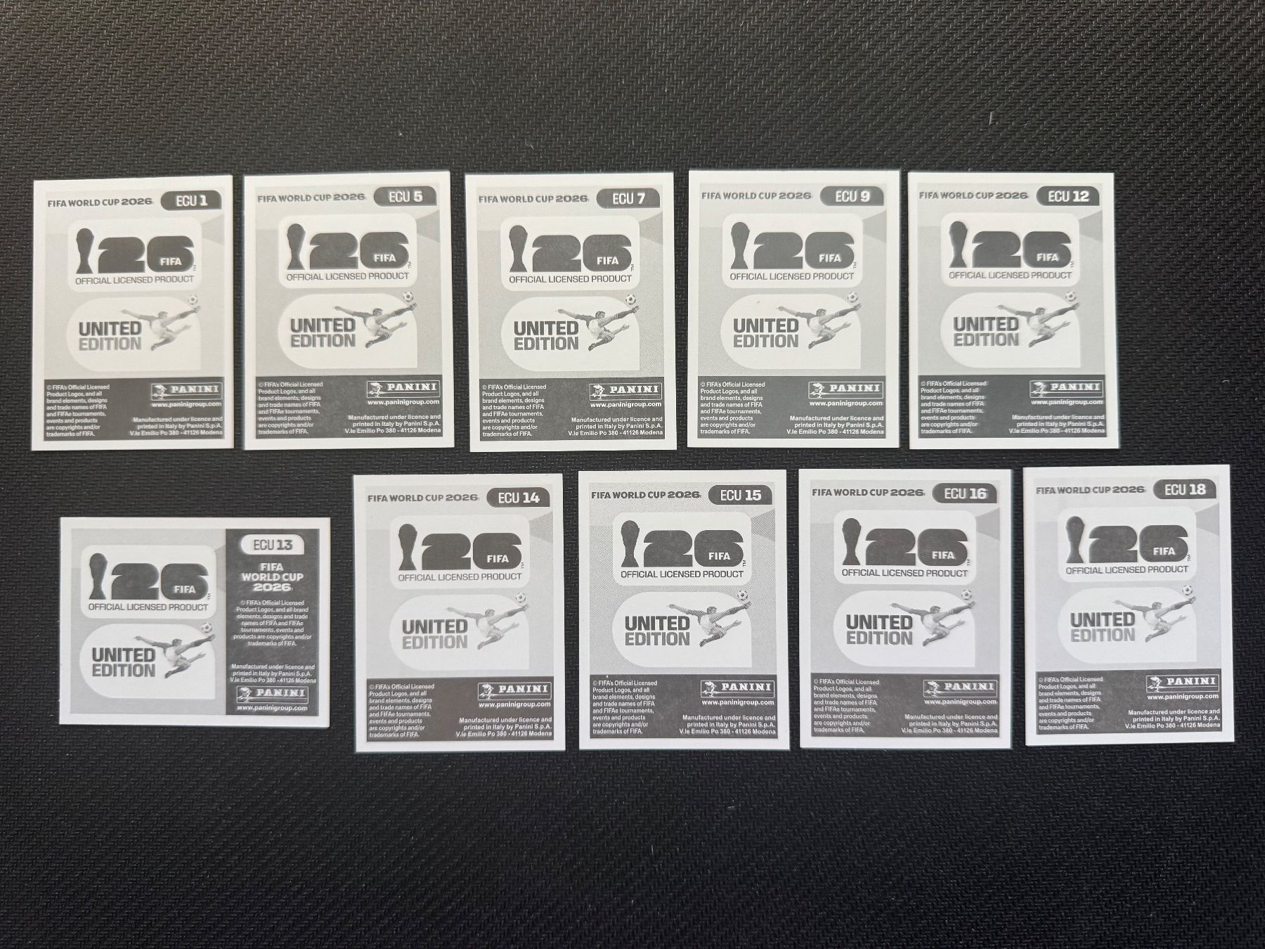 Panini Carte collezionabili: Panini WM 2026 Sticker - Ecuador Lot – Nuovo (secondo la descrizione) da Oberwil BL venduto da Chelsea26 1