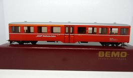 Hom -Bemo - RHB   Voiture à portes centrales - AB 1516