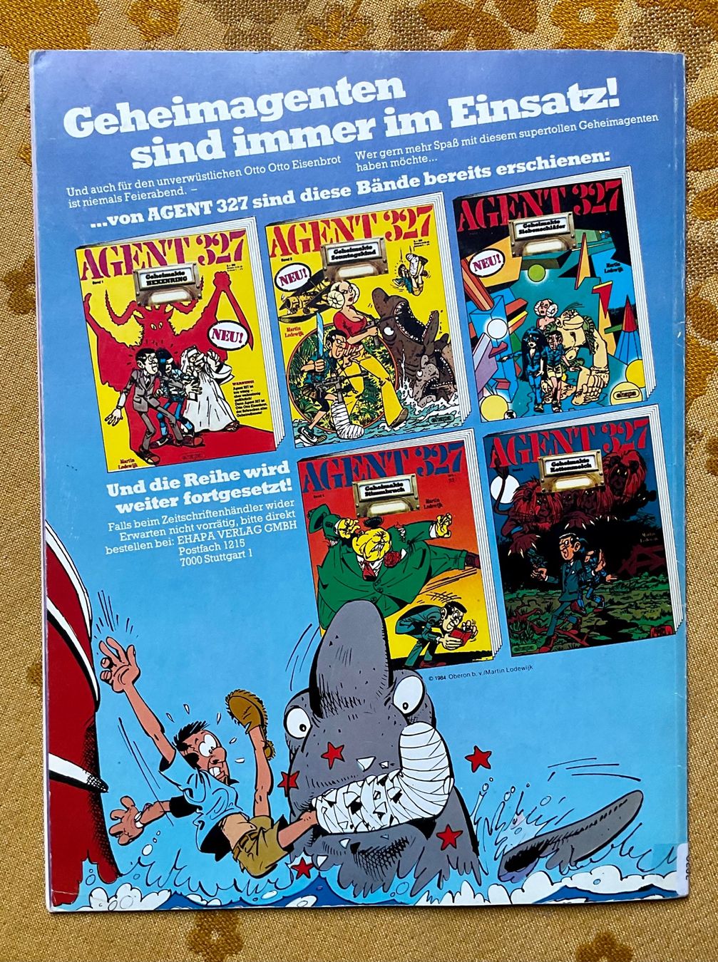 Comics: Agent 327 Band Nr 6 von 1984 – Gebraucht aus Endingen von nathan05 9