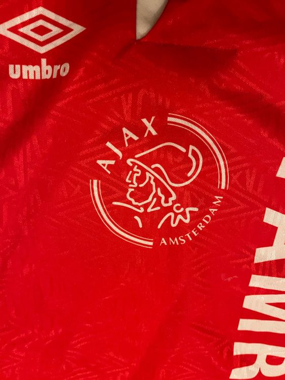 Vintage 90's Umbro Ajax Football Shirt XL Kaufen auf Ricardo