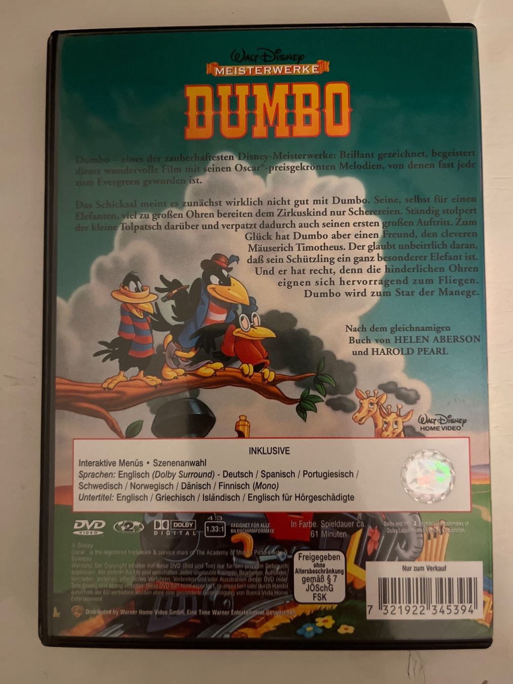 Tutti i DVDs: Disney DVD | DUMBO 📀 – Nuovo (secondo la descrizione) da Sierre venduto da black.box 1
