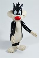 Vintage Gummifigur SYLVESTER Looney Tunes, Orig. Warner Bros