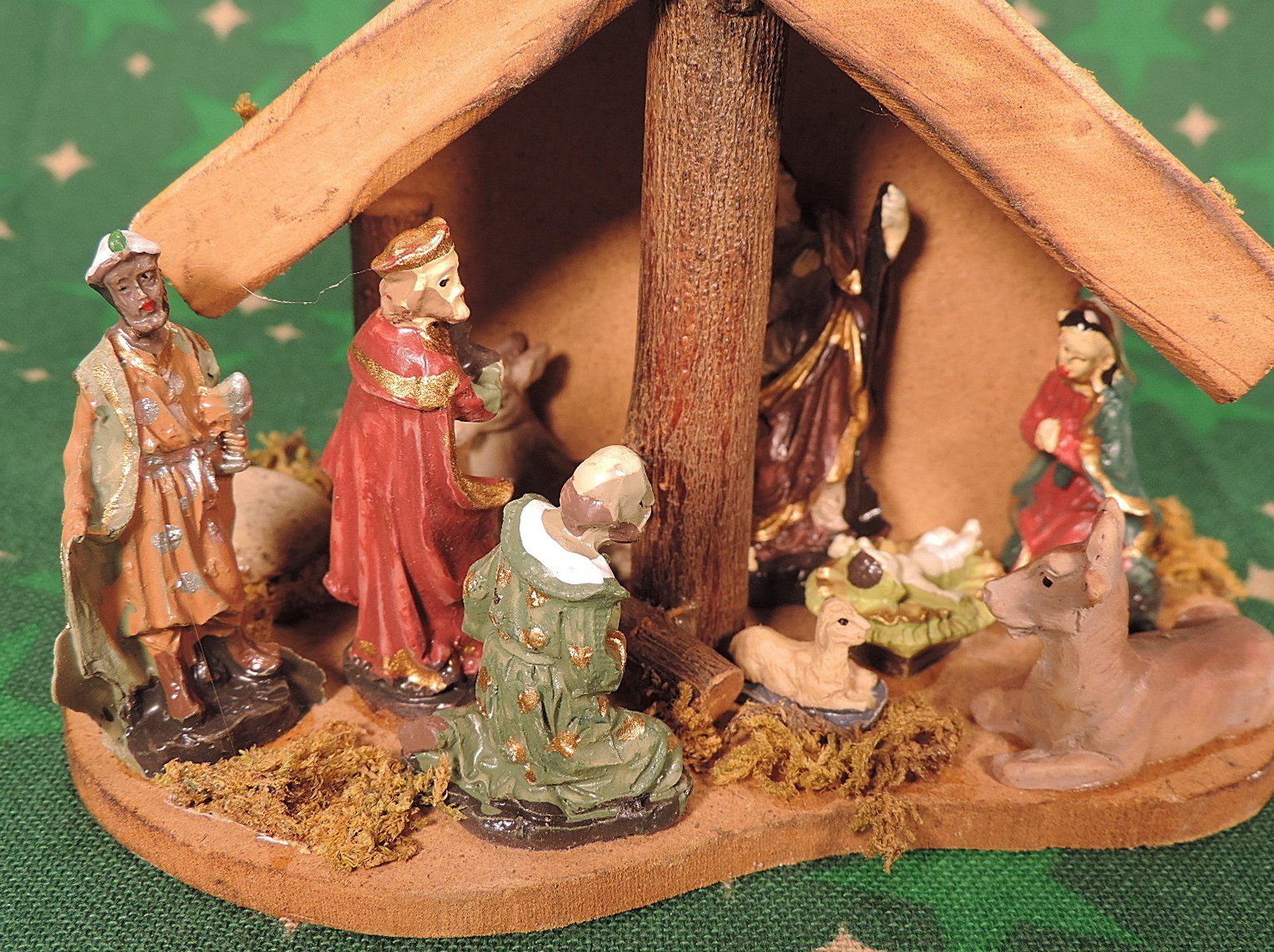 Alle Dekorationen: neue Weihnachtskrippe aus Holz – Neu (gemäss Beschreibung) aus Duggingen von doogbua 2