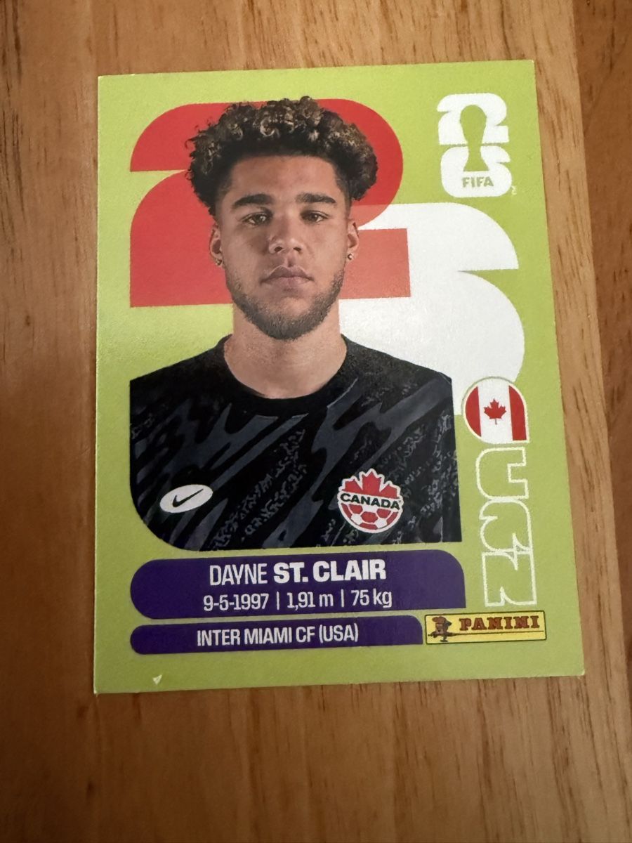 Panini Carte collezionabili: FIFA World Cup 2026 Sticker CAN 2 Dayne St. Clair – Usato da Nottwil venduto da Siana12