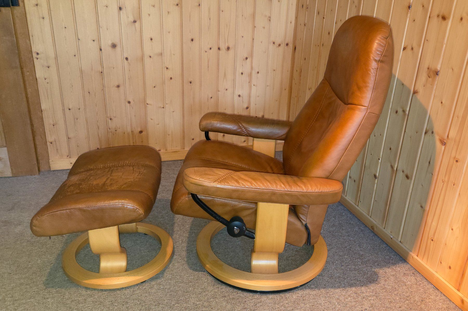 Stressless Fauteuils: Stressless-Stuhl mit Hocker – D'occasion à Berneck par 2vulkan55 2