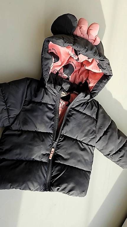 H&M Jacken & Mäntel: Minnie Mouse Jacke  anthrazit/pink Grösse 80 – Gebraucht aus Strengelbach von Ciinci 4