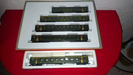 Roco : 5-teiliges Personenwagenset der SBB , DC