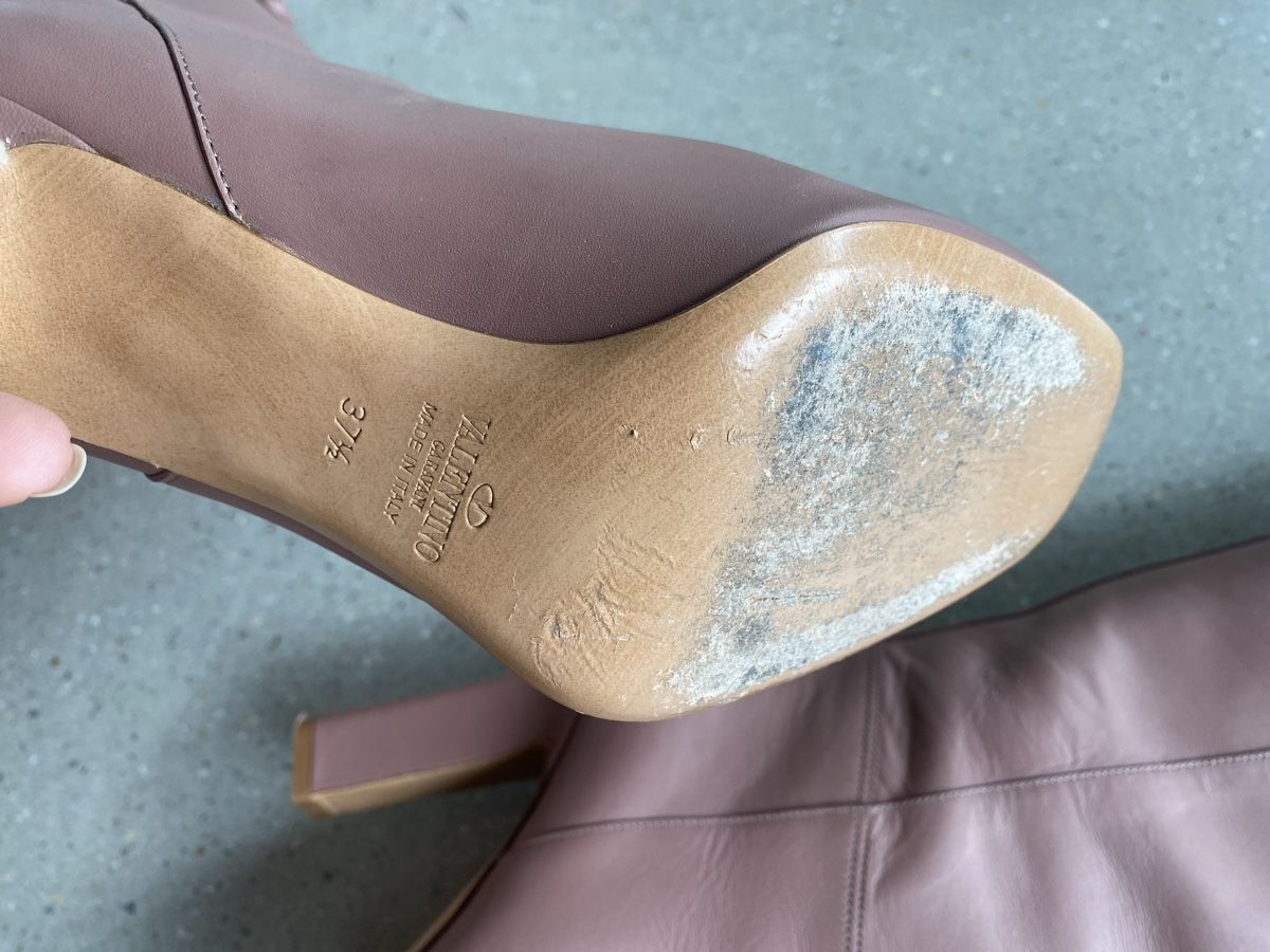 Valentino Damenschuhe: Lederstiefel von Valentio, Grösse 37.5 – Gebraucht aus Zürich von dudeli83 6