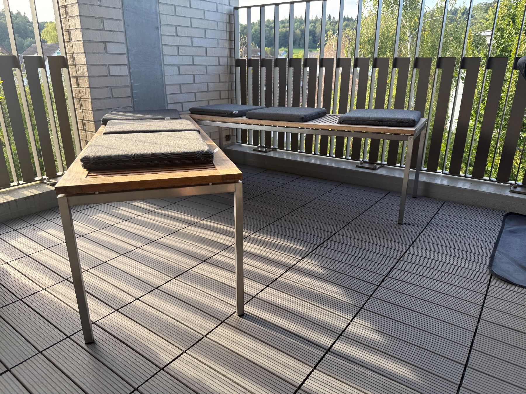 Panchine: 2 hochwertige Sitzbänke für Balkon oder Garten – Usato da Unterentfelden venduto da kangaroo90 1