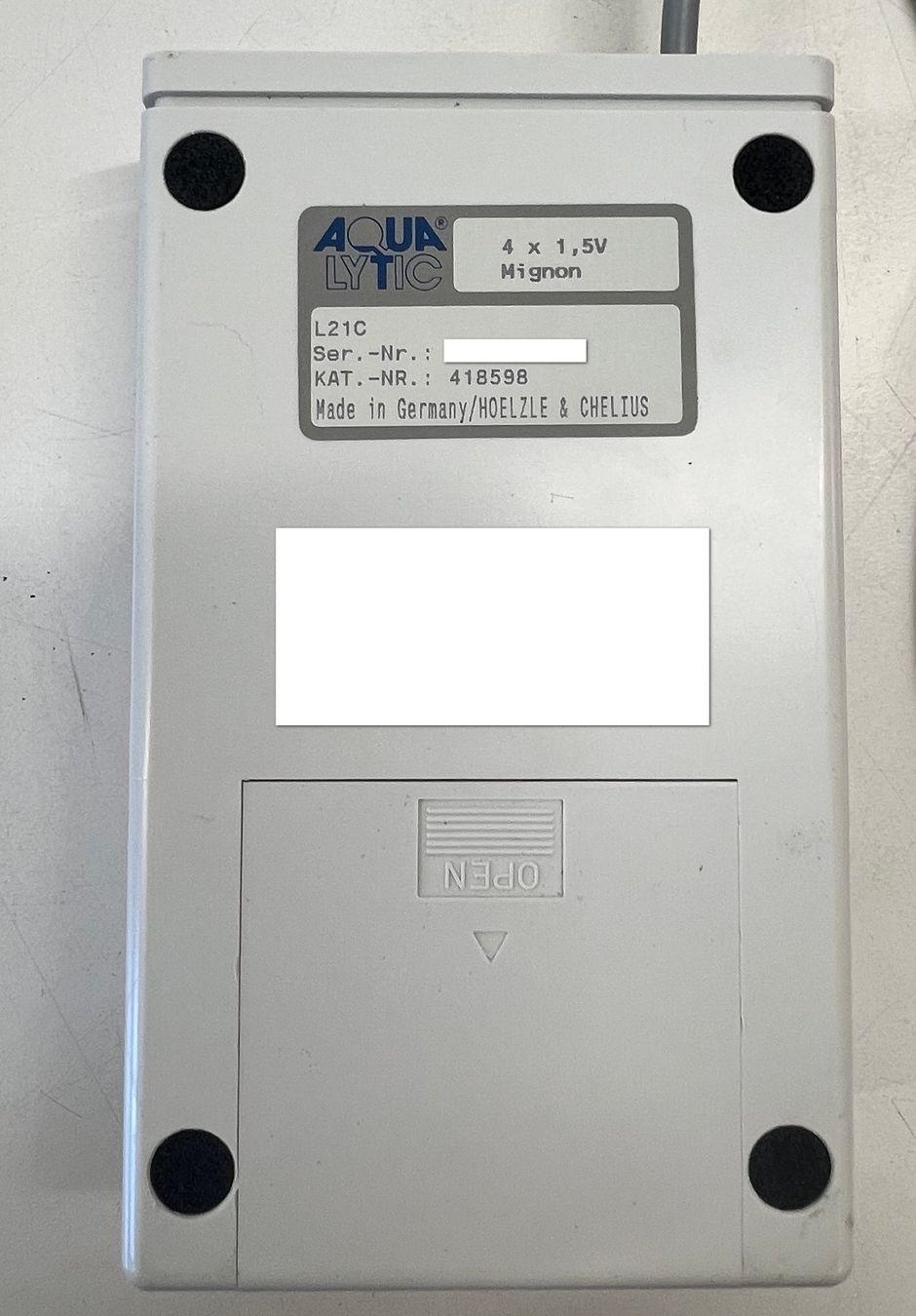 Accessori da laboratorio: Aqualytic Leitfähigkeitsmessgerät Digimeter L 21 – Usato da Niederdorf venduto da LeptonAG_Labor 4