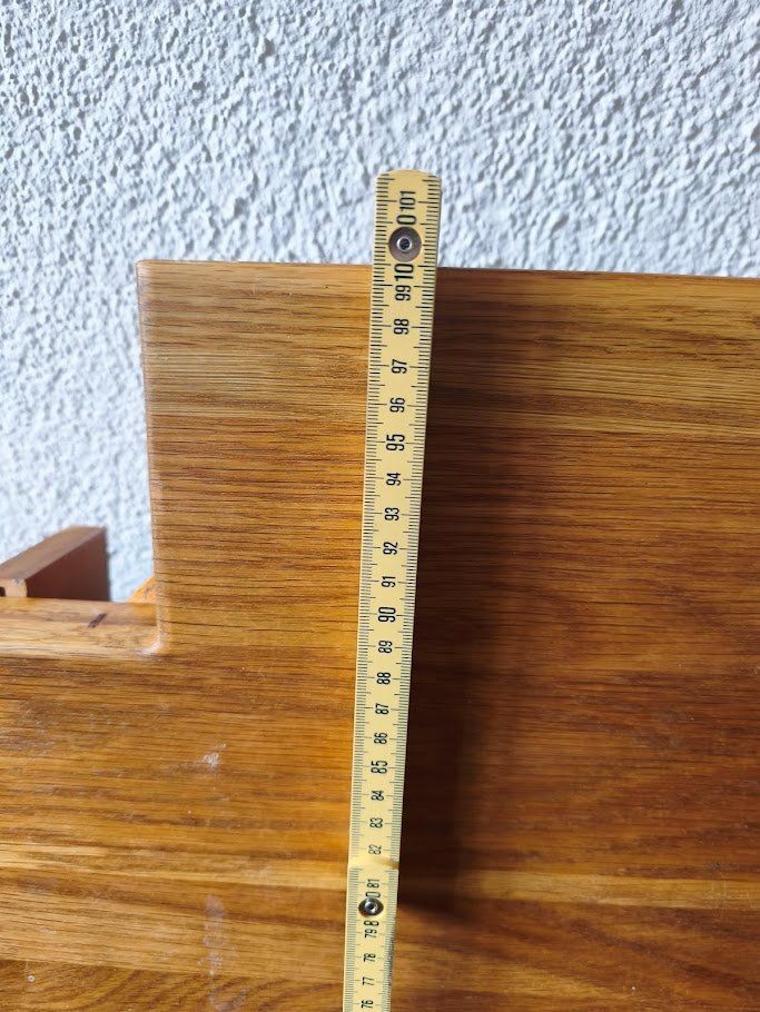 Tables: Massiver Holztisch holz Eiche 140x77x100cm Stabil – D'occasion à Toffen par Immo-Erben 5