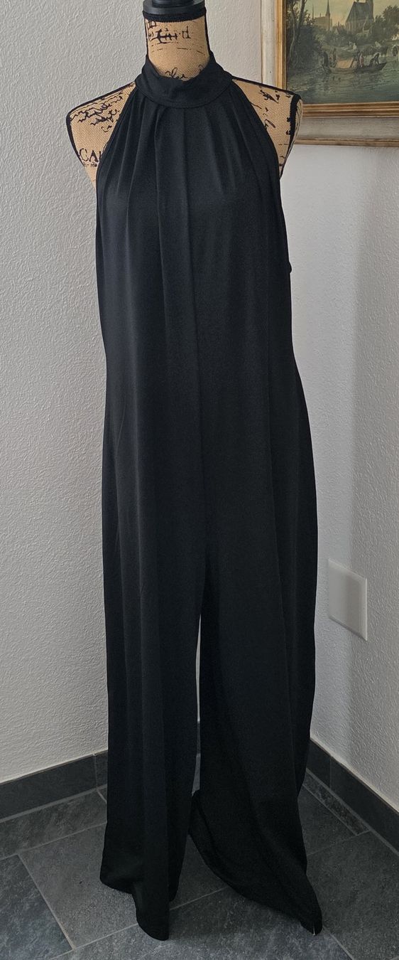 Tute: Schwarzer Neckholder Overall, Xxxxl – Nuovo (secondo la descrizione) da Rheinsulz venduto da Gilea