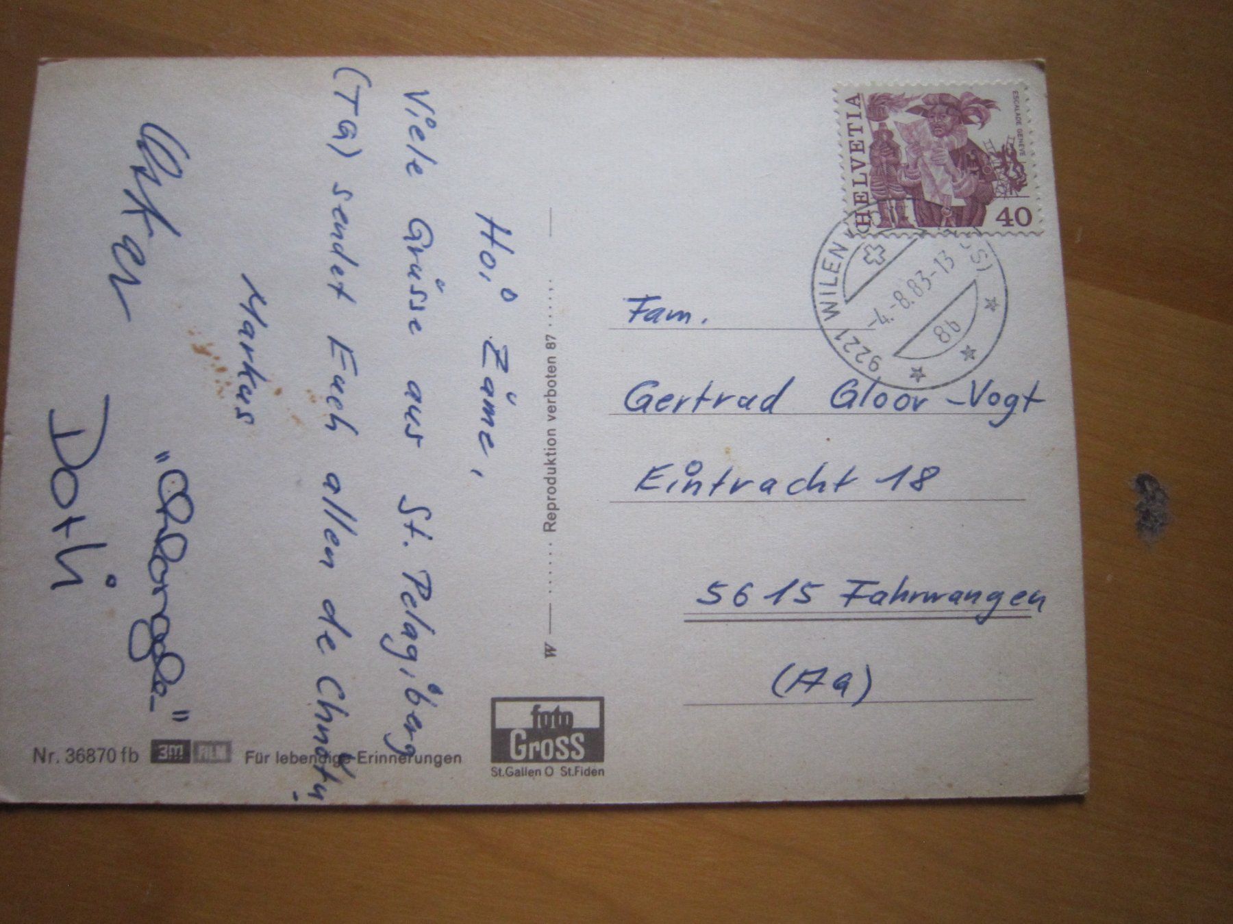 Cartoline postali: No 17 schöne Postkarte Sie und Er – Usato da Gordola venduto da Polentaefung 2