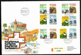FDC 1987 200 Jahre Tourismus Schweiz