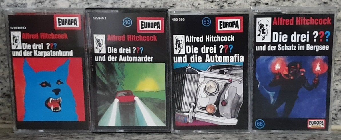 Kompaktkassetten: Die drei Fragezeichen 4er Set – Gebraucht aus Chur von Vintage-Hunter