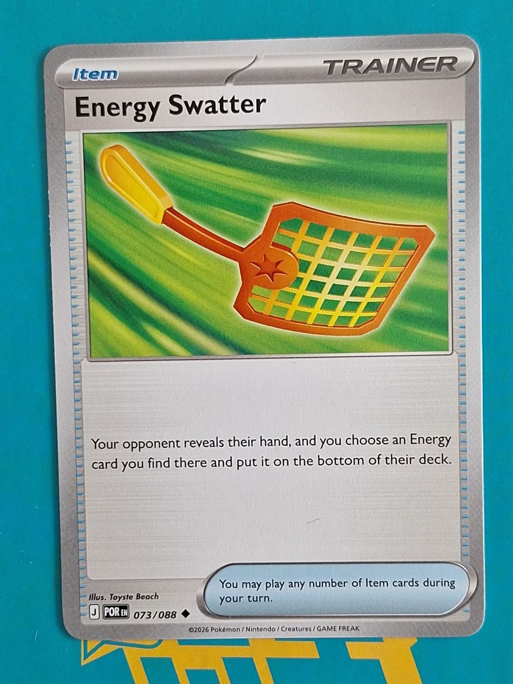 Pokémon Carte collezionabili: Energy Swatter - Pokemon Perfect Order – Usato da Altstätten SG venduto da GGsGameshop