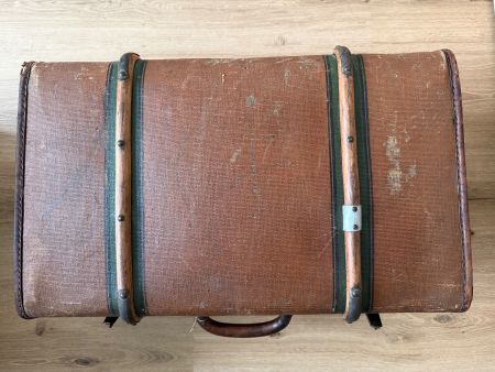 Vintage Koffer /Reisekoffer-Braun-Für Deko