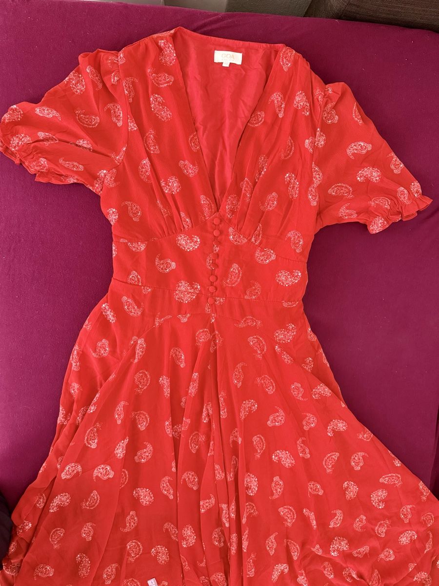 Goa Vestiti: Robe fluide rouge – Nuovo (secondo la descrizione) da Le Locle venduto da tchanatakoua 8