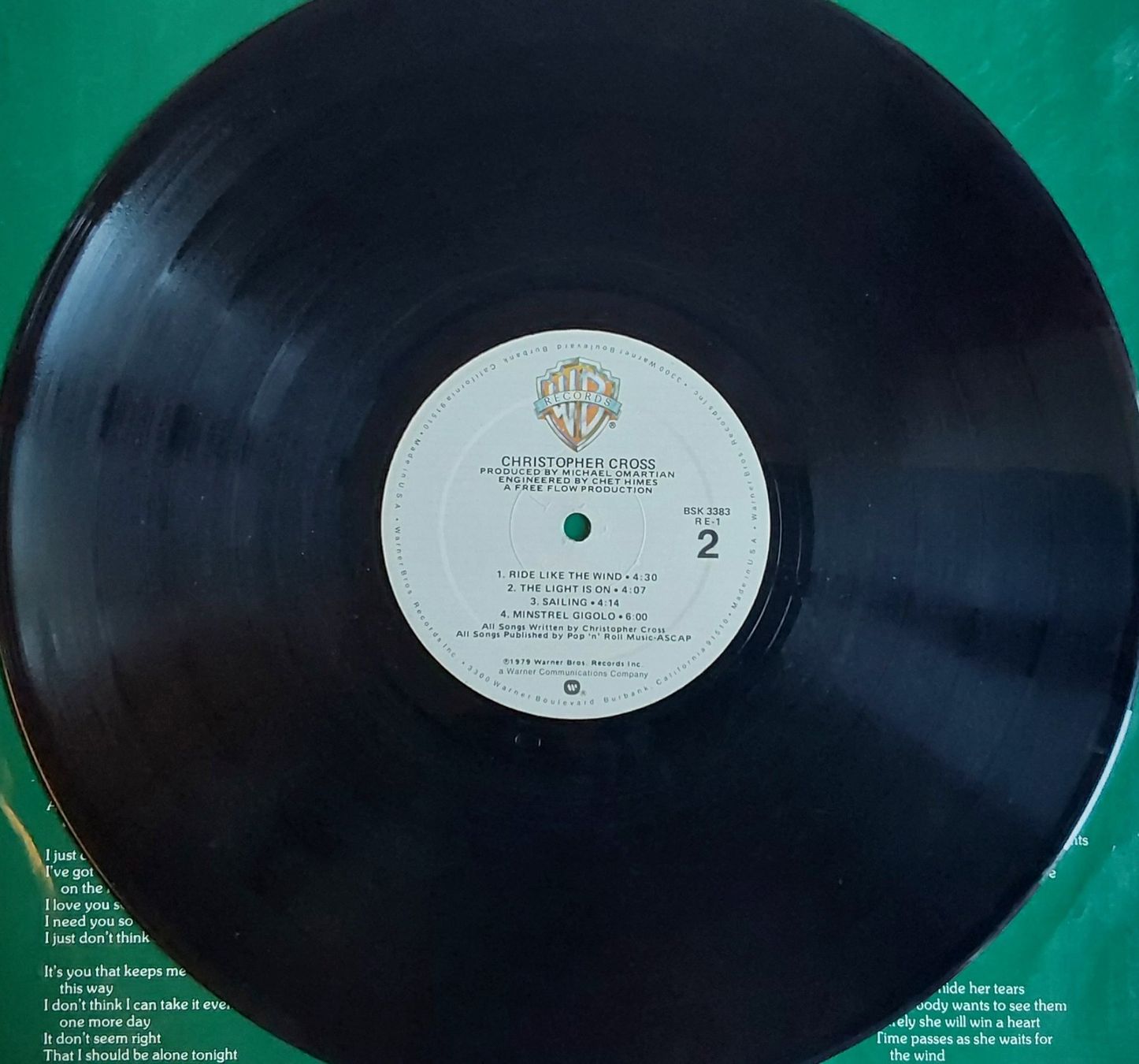 Vinyles: Vinyl LP - Christopher Cross - US 1979 – D'occasion à Villeret par Fil11 3